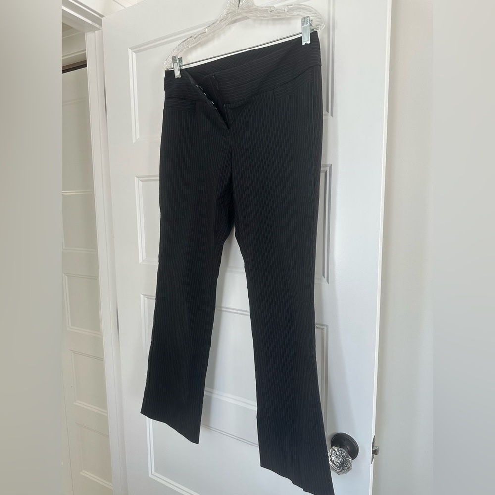 The Limited Charcoal Pinstripe Trousers
